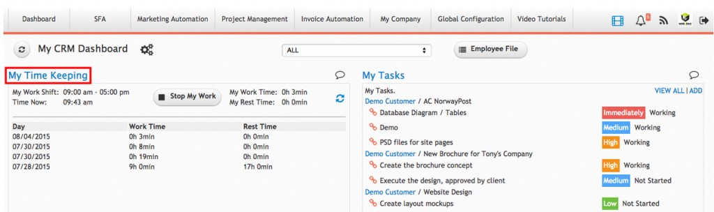 CRM-dashboard-time-keeping
